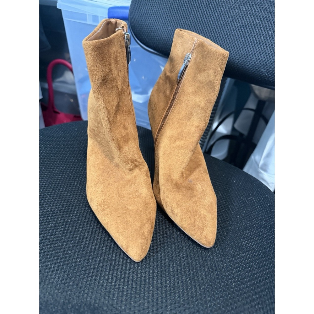 Steven Women's Suede Stiletto Tan Boots Size‎ 6.5 NWOT